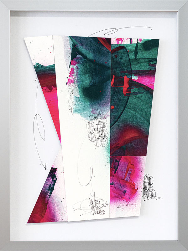 Colors, 2024 40 x 30 cm technique mixte sur papier mixed media on paper