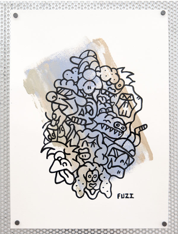 Convenience, 2024 42 x 29,7 cm technique mixte sur papier Canson 300g mixed media on Canson 300 gsm paper 1 200 €