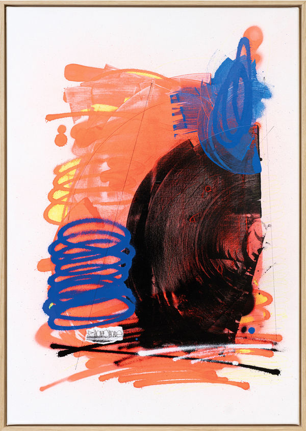 My energy 100 x 70 cm, 2025 peinture aérosol sur toile spray paint on canvas