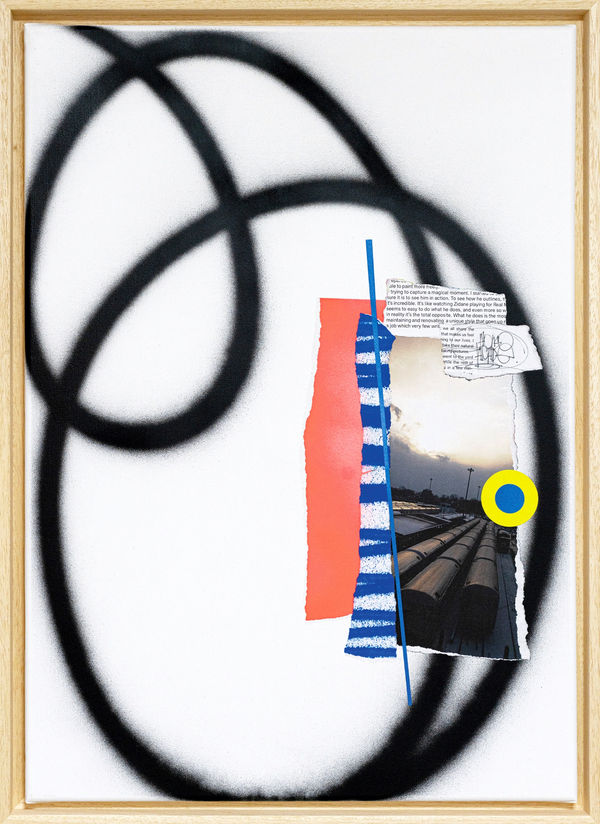 Near the Us open 100 x 70 cm, 2023 peinture aérosol sur toile spray paint on canvas