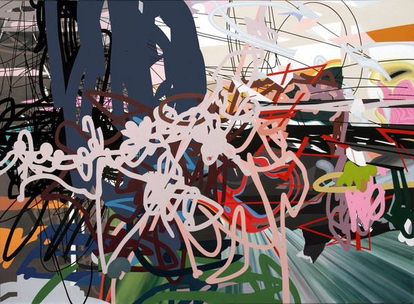 Strahlen, 2009, 190 x 260 cm acrylique et huile sur toile acrylic and oil on canvas