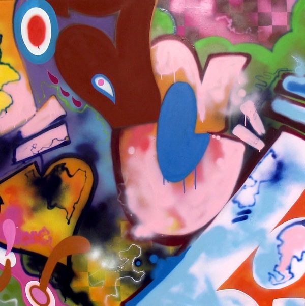 ŒUVRES POST-GRAFFITI, RCF1 "The face" 2008