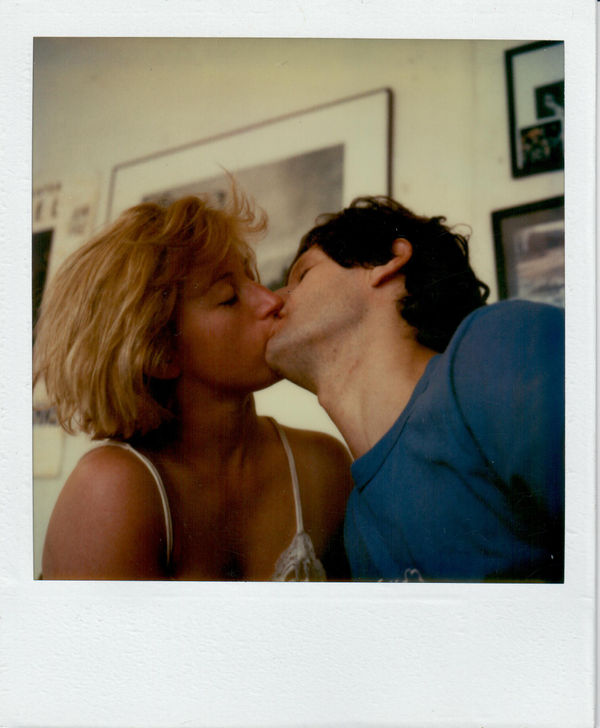 Untitled (Cindy Kiss I), c. 1978-1982 color Polaroid 4 1/4 x 3 1/2 inches