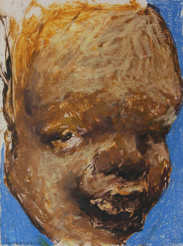 Jose Vivenes Otro Mas 2011 2012 Monotipo Y Oleo Pastel Sobre Papel 38 X 28 Cm