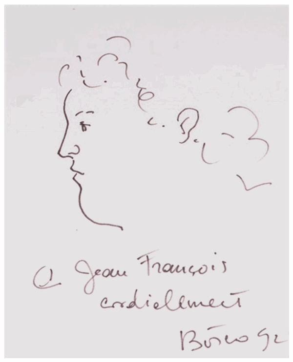 Fernando Botero Profile De Jeune Homme