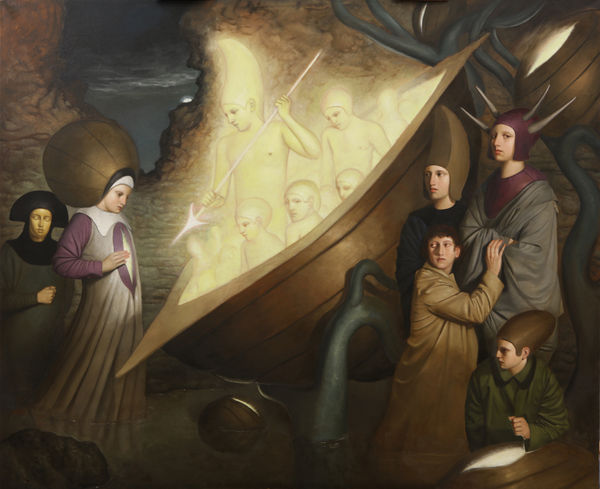 Il Seme, 2026, Oil on linen, 140 × 170 cm