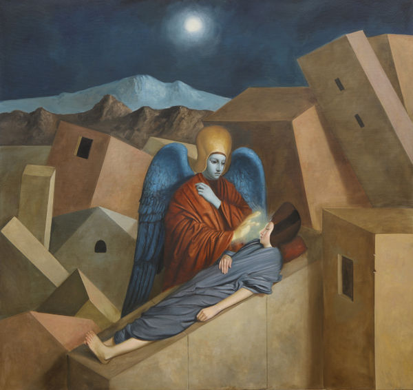 La tempesta, 2025, Oil on linen, 160 × 170 cm