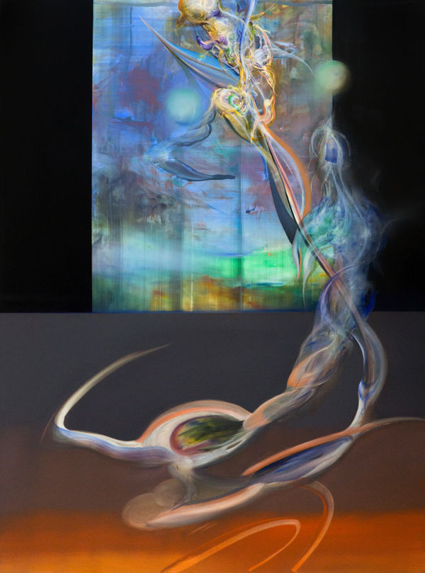 Ruben Pang Roots of Honest Dreams 2018-2019 Oil, alkyd and synthetic varnish on aluminum composite panel 154 x 114 cm