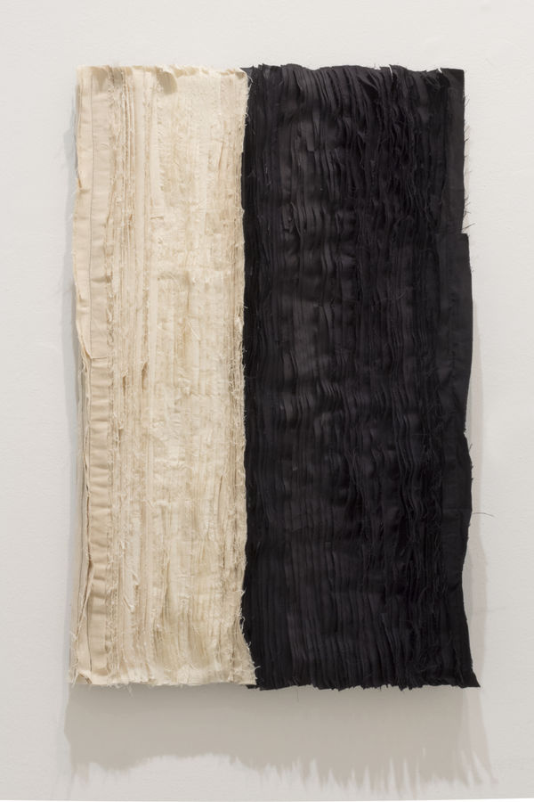 Joël Andrianomearisoa Blue take me to the end of all loves 3 2019 Textiles 100 x 60 cm