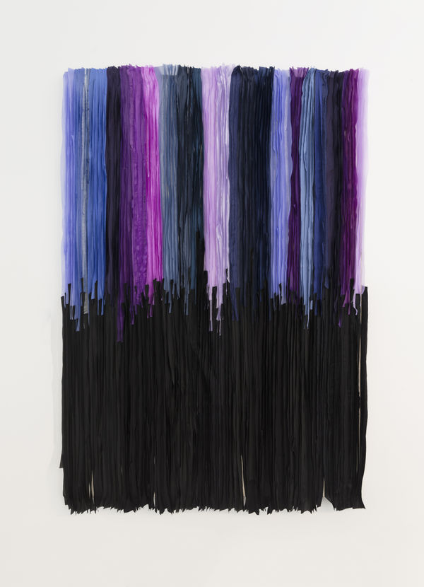 Joël Andrianomearisoa IL CIELO IN UNA STANZA 2023 Textile 130 × 90 cm