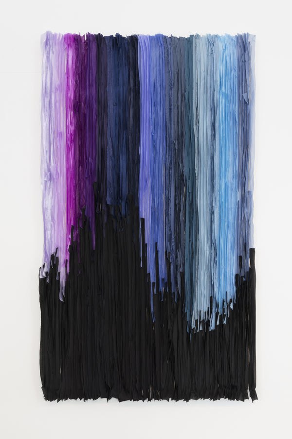 Joël Andrianomearisoa IL CIELO IN UNA STANZA 2023 Textile 120 × 70 cm