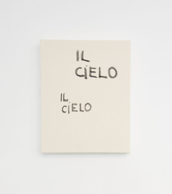 Joël Andrianomearisoa SU NELL'IMMENSITÀ DEL CIELO 2023 Oil on canvas 50 × 40 cm