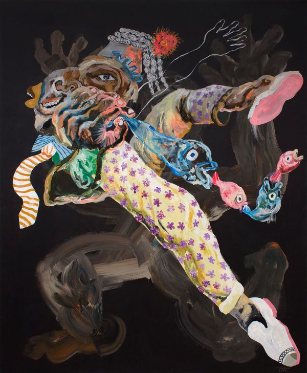 Cristiano Mangovo, The Girl with Fish. Or Perpetual Pisces, 2022