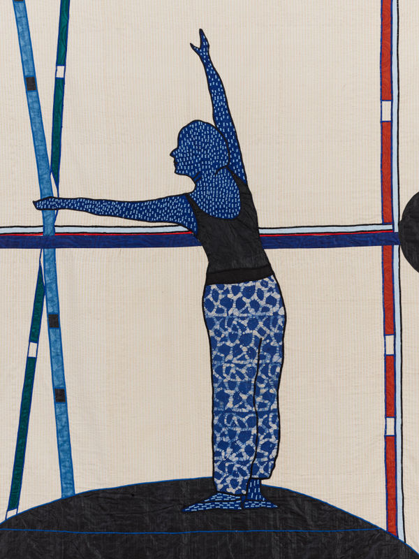 Abdoulaye Konaté Danse au CAMM/BFK (série no.15) 2008 Textile 233 × 167 cm