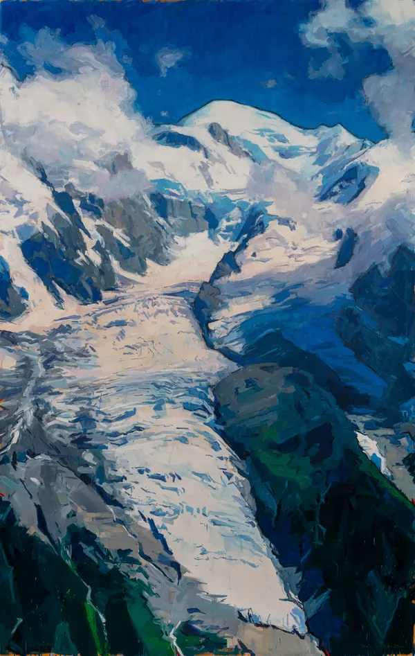 The natural way of the heart is upwards. Mont Blanc, 2023