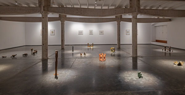 Lyric Still: Sculptures by Sushen Ghosh, Installation View, Project 88, 2023.