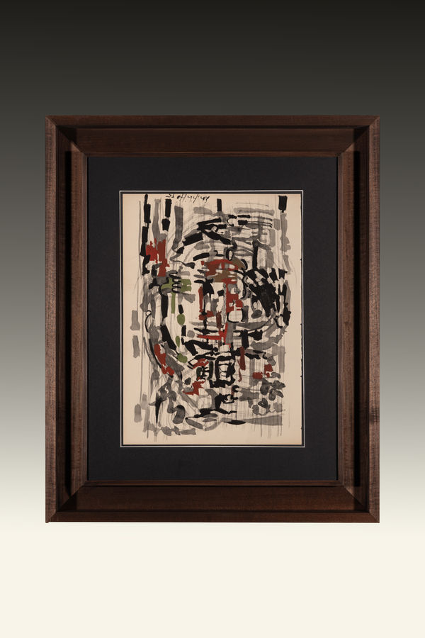 Antonio Sanfilippo ( Partanna 1923 - Roma 1980), Senza titolo , 1955