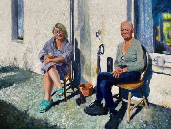 Skye Sisters Squinting in the Sun, 2024