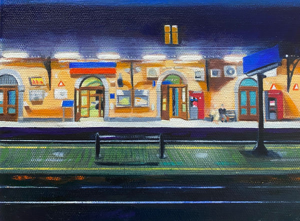 Monterosso Train Station at Night, 2023