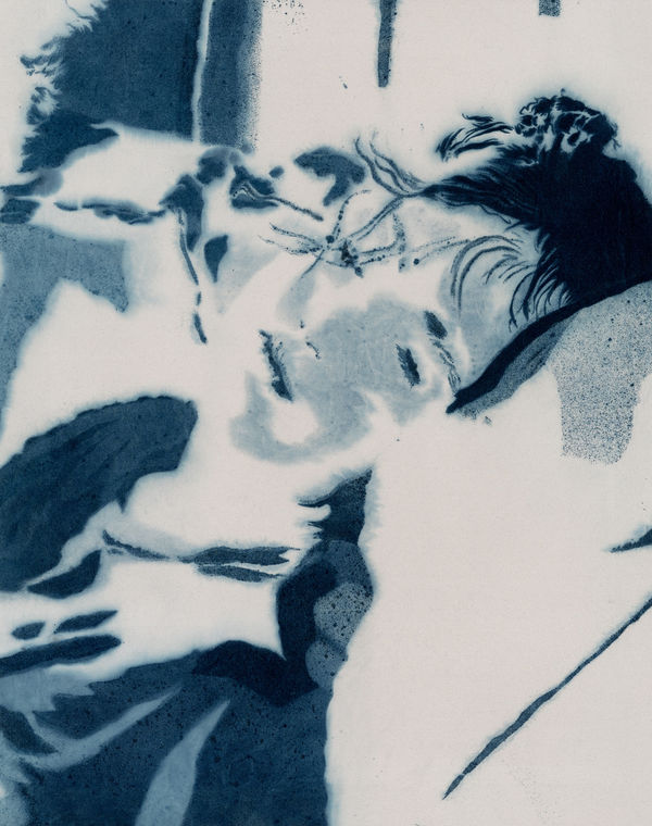 Josephine Taylor, Peace, 1 (Mika sleeping on couch), 2023