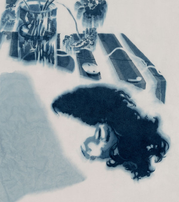 Josephine Taylor, Peace, 2 (Aki sleeping on couch), 2023