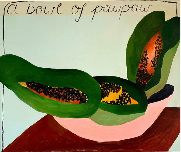 Leila Lallali, A BOWL OF PAWPAW, 2025