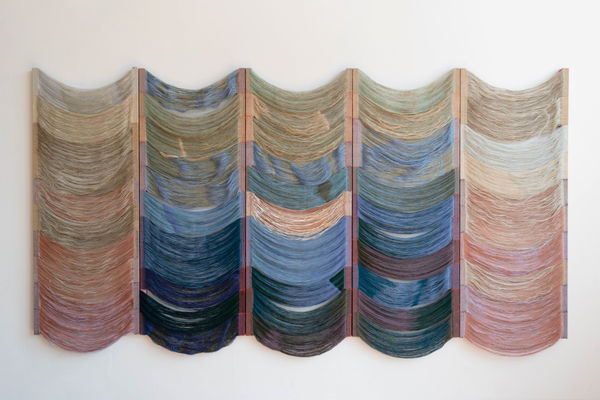 Carolina Jimenez AND STILL, THE WATER, 2024 97.5 x 51 in, 248 x 129.5 cm