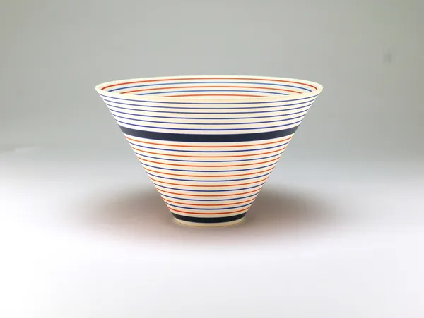 Sara Moorhouse, SM30. Small Conical Bowl Arable Landscape