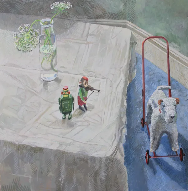 Cathy Pink, Dog, Monkey, Robot