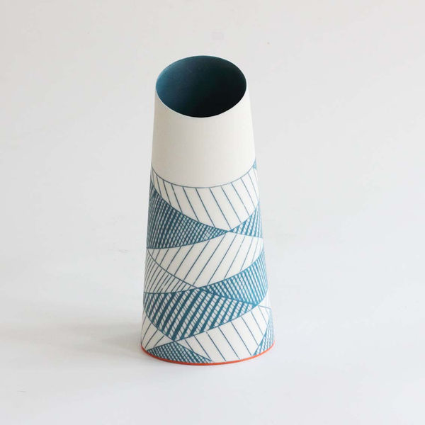 Lara Scobie, 18. Tall Vase in Teal