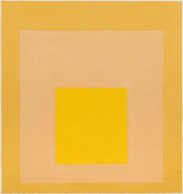 JOSEF ALBERS (1888-1976) , Study for Homage to the Square: Desert Glow, I, 1956