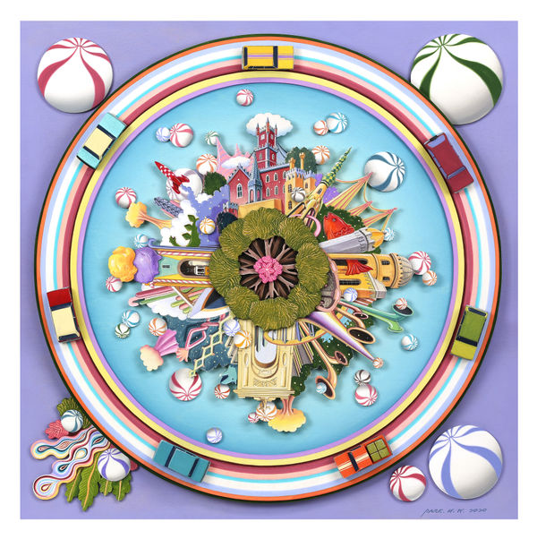 50 50Cm Acrylic On Wood 2020 Jpg