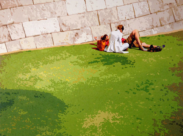 The Lovers 91 4 X 121 8Cm Oil On Canvas 2015