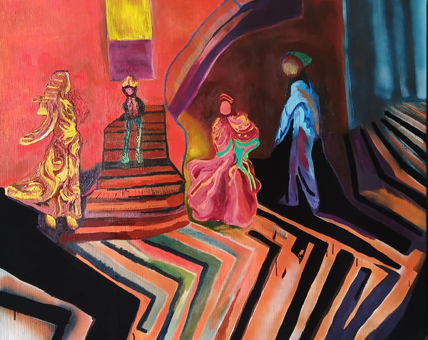 Roza Horowitz Our Mutual Friend 2025 Oil on canvas 127x153cm