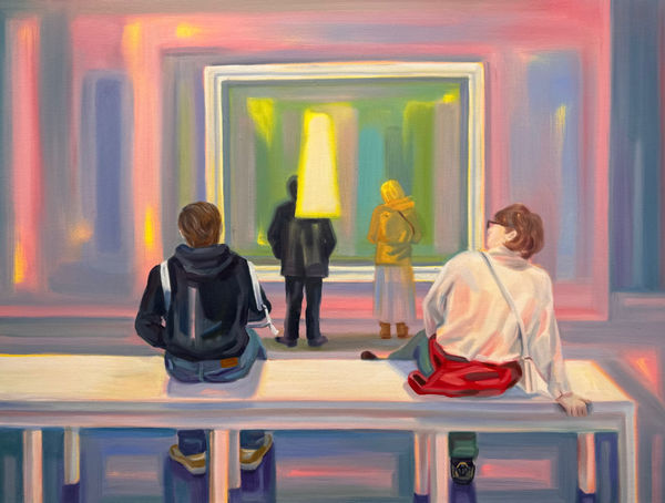 Jione Choi The Lovers 2025 Oil on canvas 76x101cm