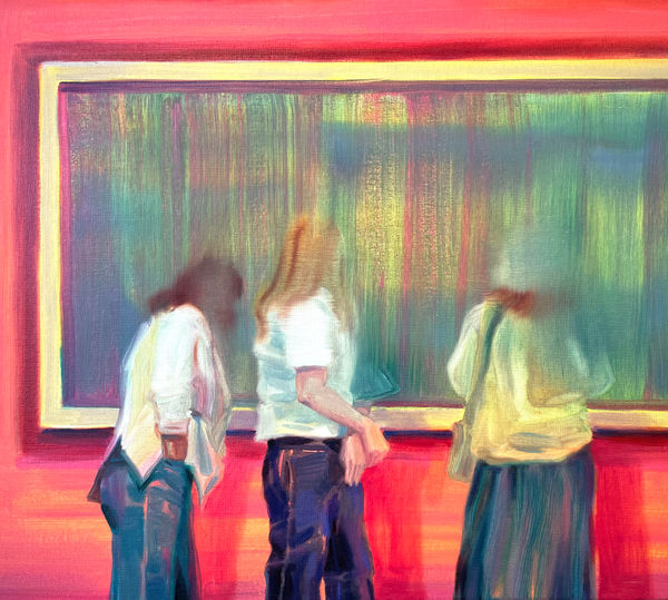 Jione Choi The Visitors 2 2023 Oil on canvas 50.5x60cm