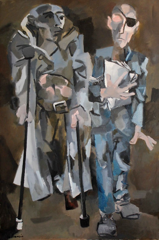 The Survivors, 1963 Oil on canvas 182.4 x 121.3cm