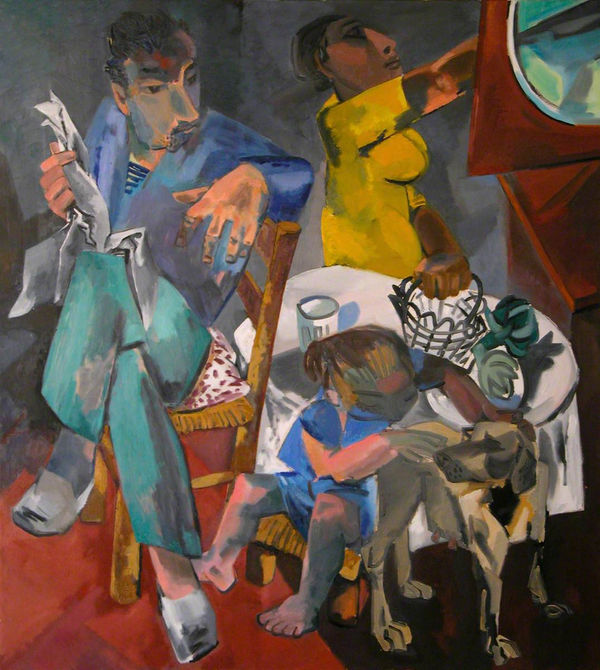 Domestic Interior, 1978 Oil on canvas 152 x 132cm Royal College of Art, London
