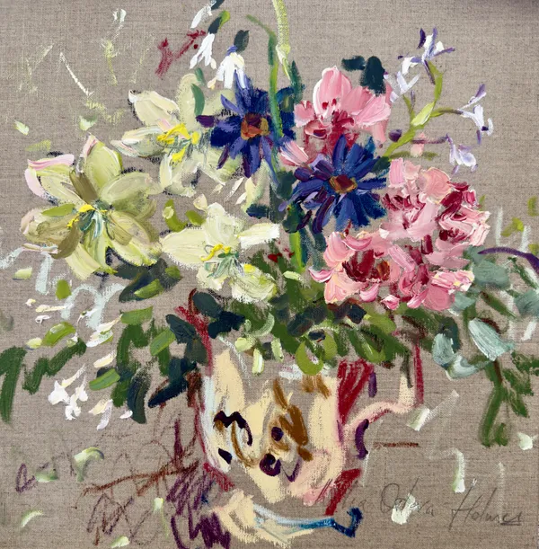 still life with spring flowers
