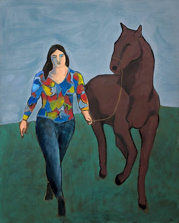 Sandro Chia - The Young Amazon, 2017