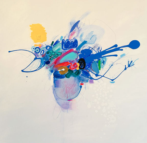 Gayane Avetisyan, Dreams 2, 2023 Oil and acrylic on canvas, 140 x 140 cm