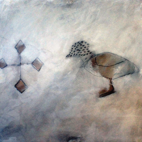 picture with bird and cross