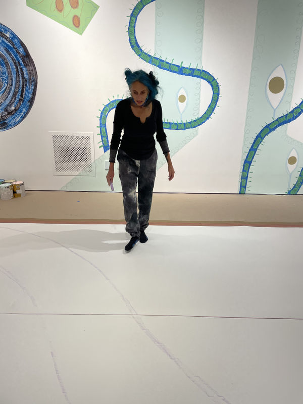 Installation view of On the Wall: Tamara Gonzales, 2021 in PCG's Reilly Gallery.