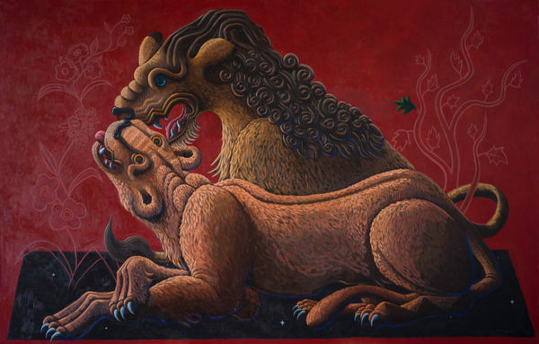 Ashkon Haidari - Goddess in the Mountains, 2023