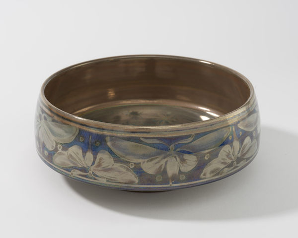 Mark Campden, #24 Blue & Gold Moth Bowl , 2024