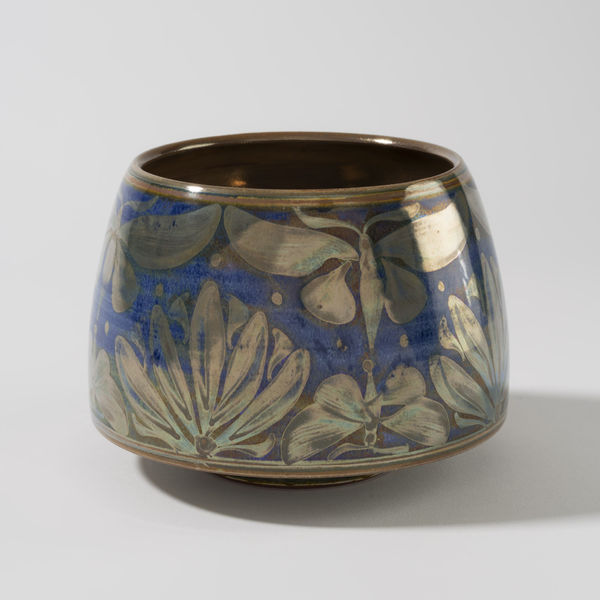 Mark Campden, #63 Blue & Gold Moth Bowl , 2024