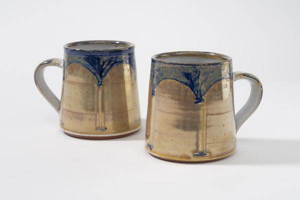 Mark Campden, #38 Pair of Blue Gold Alhambra Mugs , 2024