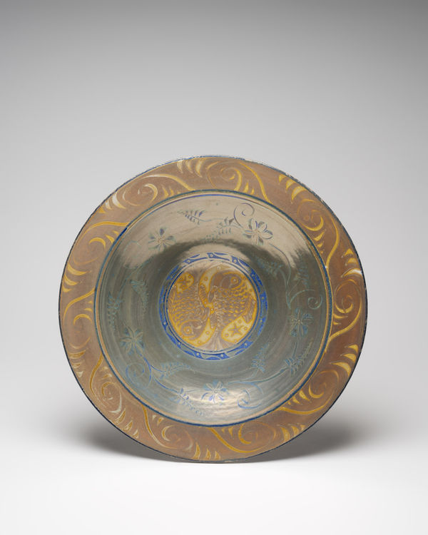 Mark Campden, #10 Blue & Amber Gold Fish Dish, 2024