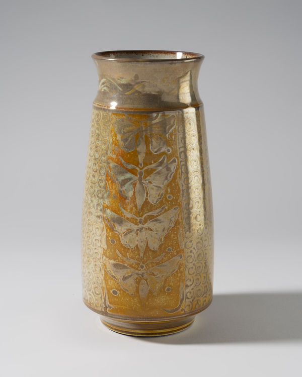Mark Campden, #17 Yellow Gold Moth Vase , 2024