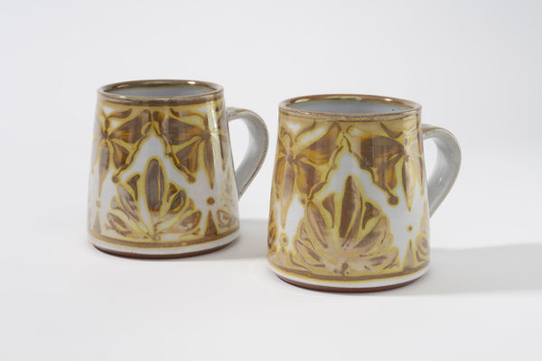 Mark Campden, #36 Pair of Yellow Gold Moth Mugs , 2024